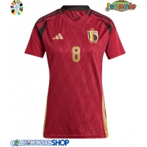 Maglie da calcio Belgio Youri Tielemans #8 Prima Maglia Femminile Europei 2024 Manica Corta